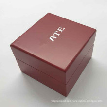 Cheap Red Wooden Jewelry Box For Couple Watch